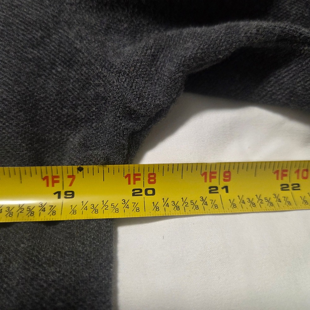 Polo Ralph Lauren Mens XL Charcoal Grey Long Sleeve Pique Polo Shirt RL16 Logo - Picture 8 of 10